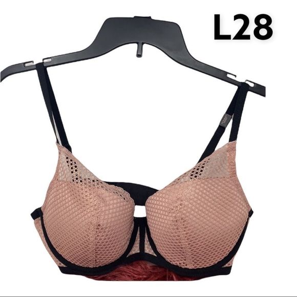 Victoria's Secret Other - Sz36D Victoria’s Secret Fishnet Plunge Bra NWT